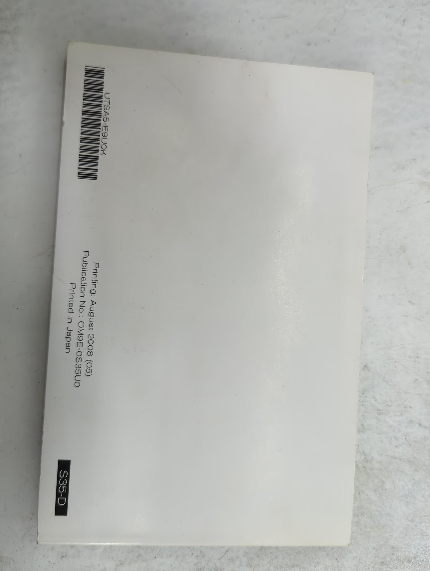 2009 Nissan Rogue Owners Manual Book Guide P/N:OM9E-0S35U0 MB9E-0ALLU2 OEM Used Auto Parts - Oemusedautoparts1.com