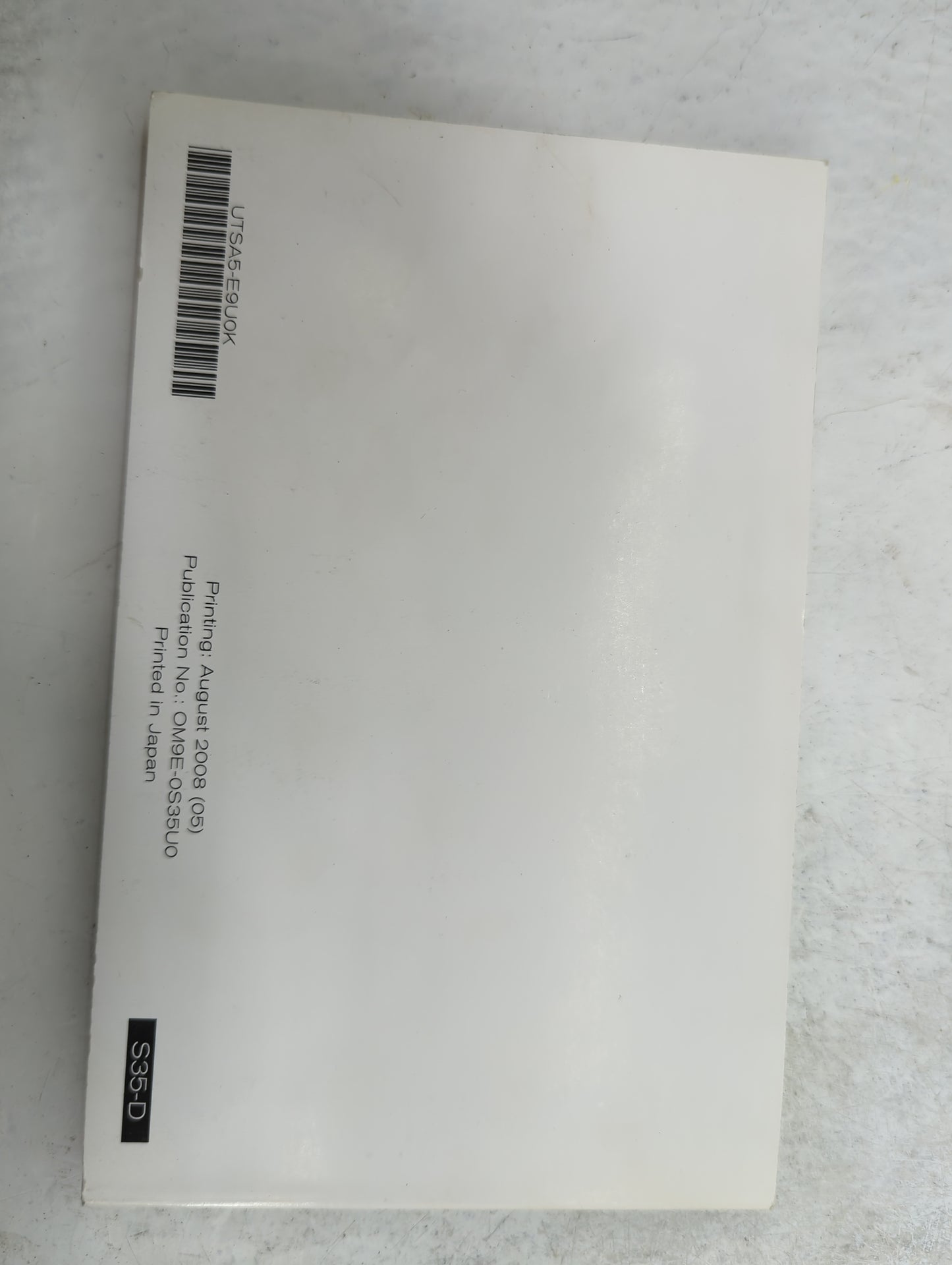 2009 Nissan Rogue Owners Manual Book Guide P/N:OM9E-0S35U0 MB9E-0ALLU2 OEM Used Auto Parts - Oemusedautoparts1.com