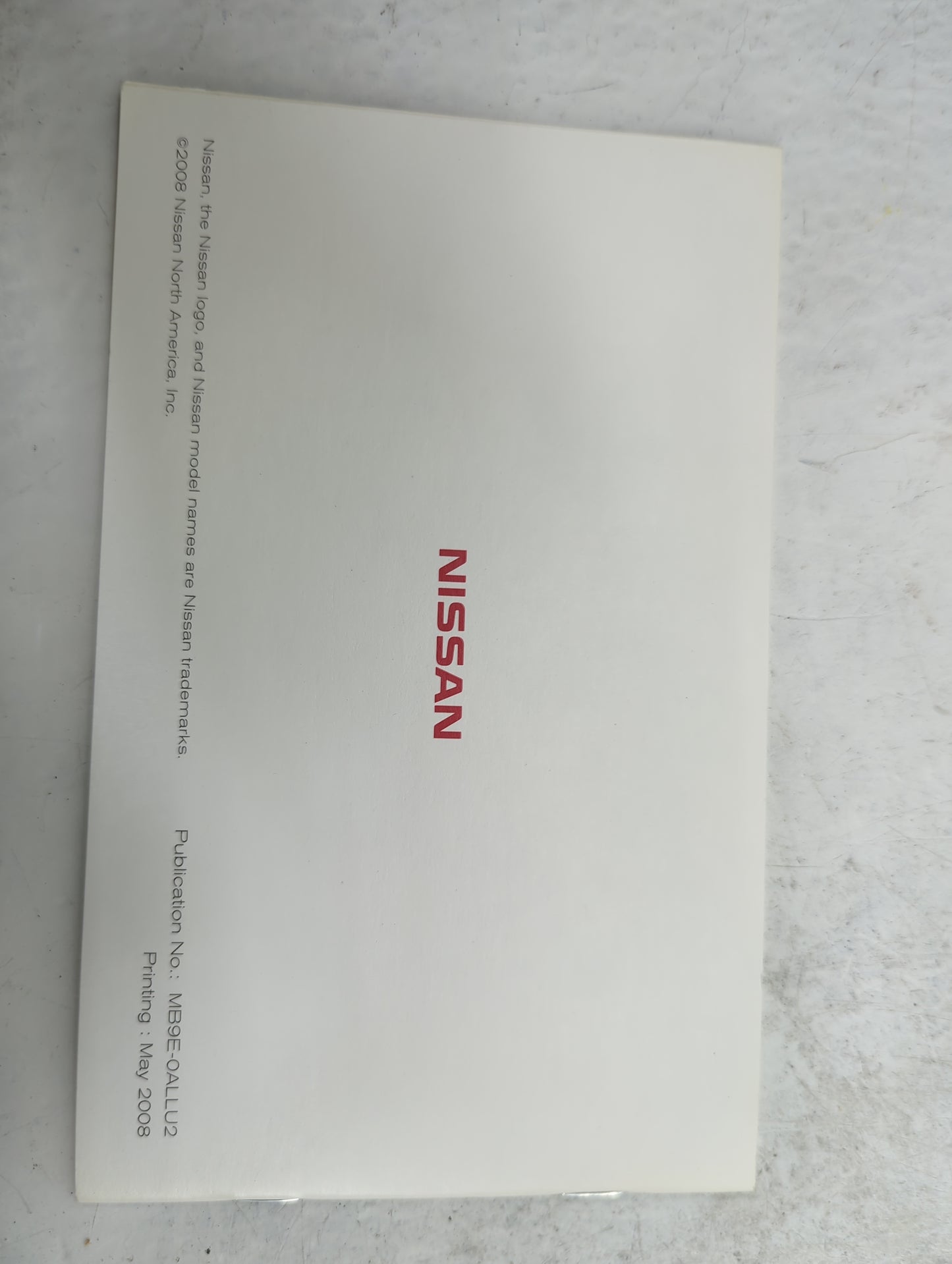 2009 Nissan Rogue Owners Manual Book Guide P/N:OM9E-0S35U0 MB9E-0ALLU2 OEM Used Auto Parts - Oemusedautoparts1.com