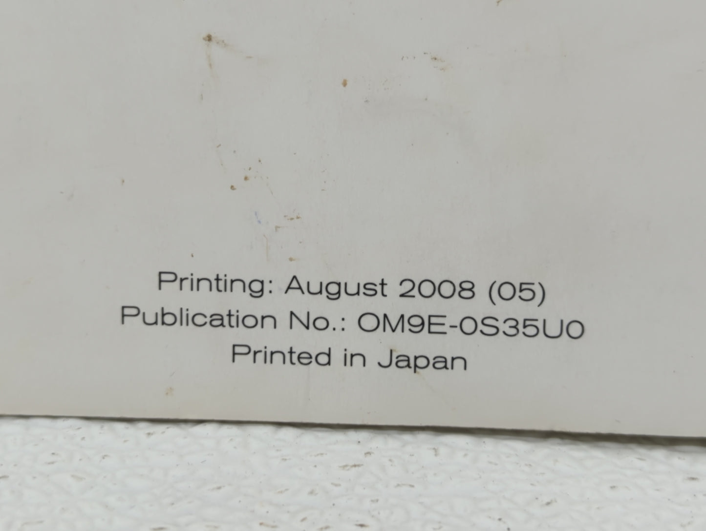 2009 Nissan Rogue Owners Manual Book Guide OEM Used Auto Parts - Oemusedautoparts1.com
