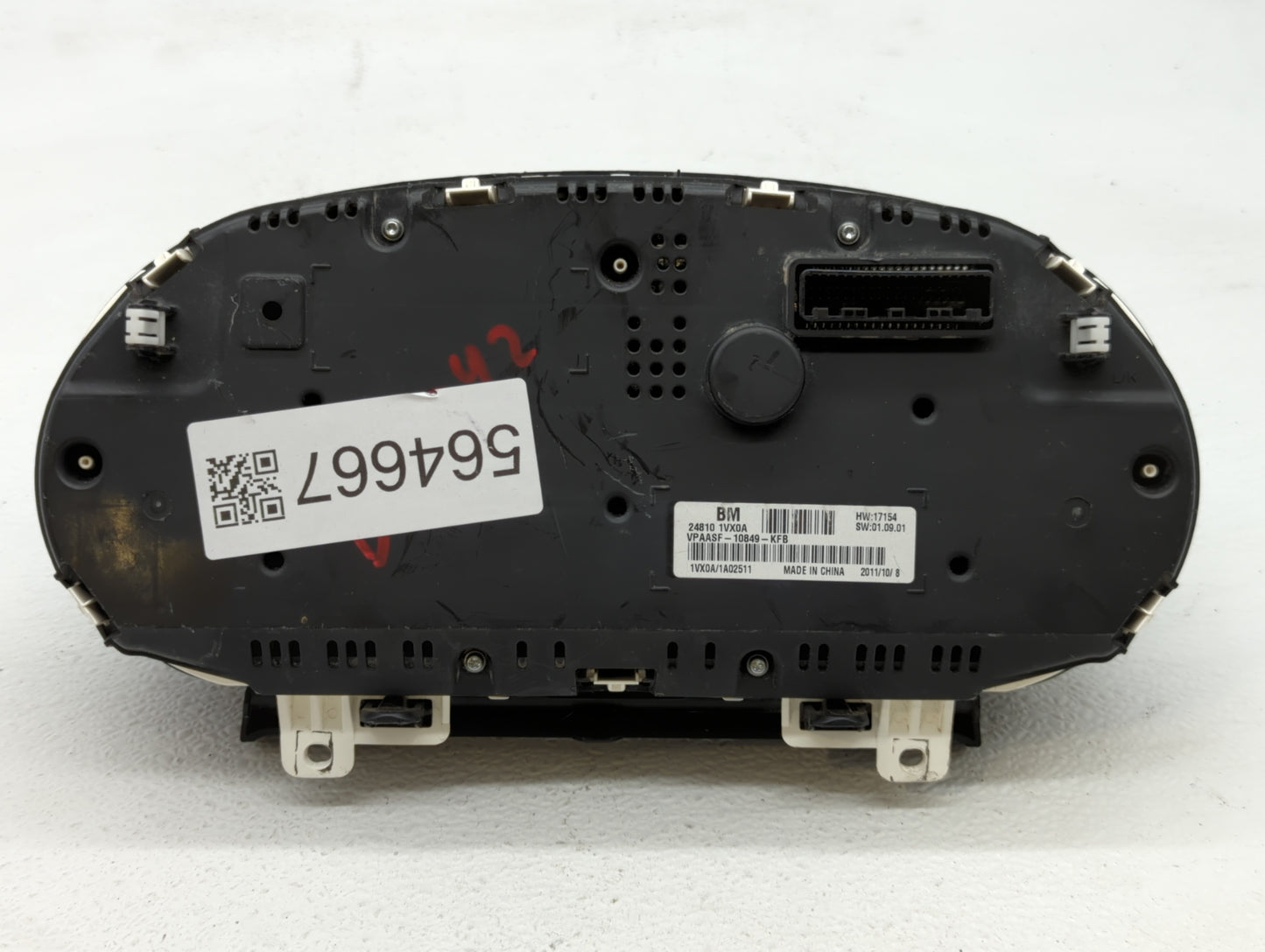 2012-2015 Nissan Rogue Instrument Cluster Speedometer Gauges P/N:24810 1VX0A Fits Fits 2012 2013 2014 2015 OEM Used Auto Par