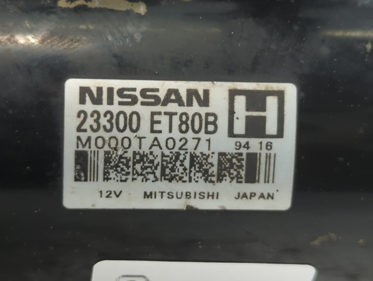 2008-2015 Nissan Rogue Car Starter Motor Solenoid OEM P/N:23300 ET80B Fits Fits 2008 2009 2010 2011 2012 2013 2014 2015 OEM 