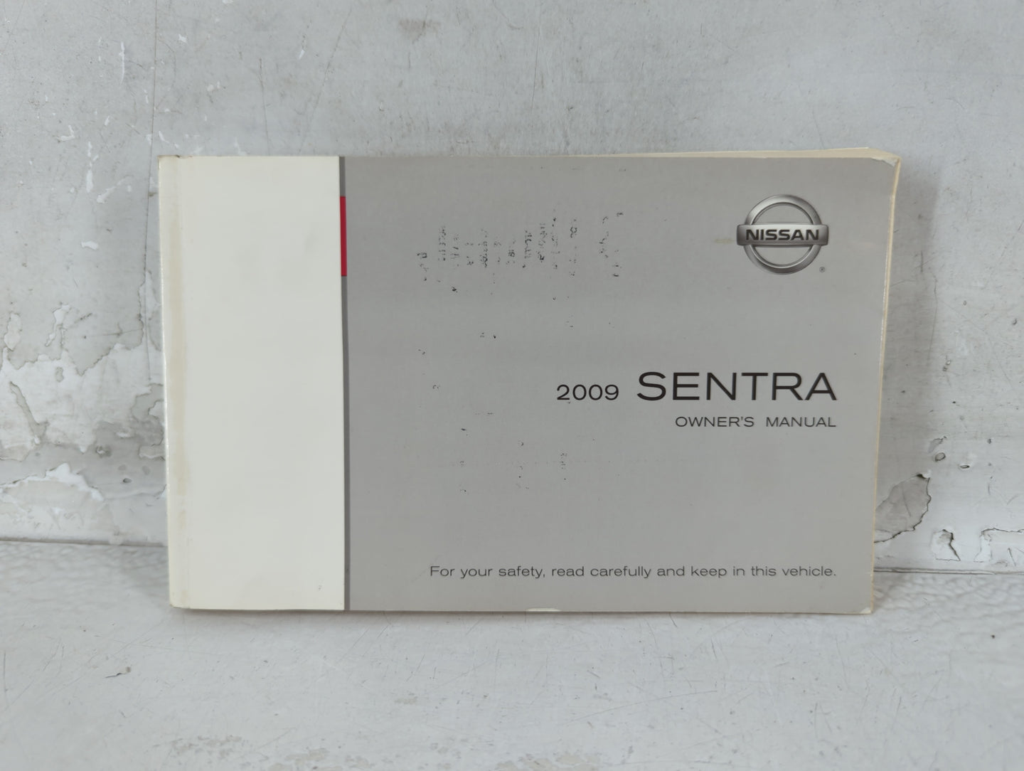 2009 Nissan Sentra Owners Manual Book Guide P/N:OM9E-0B16U0 OEM Used Auto Parts - Oemusedautoparts1.com