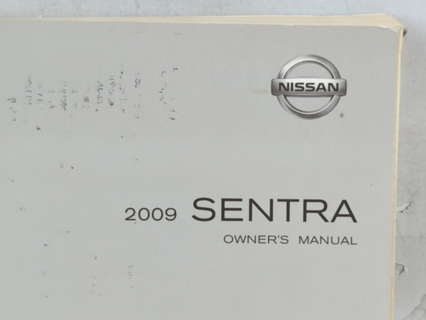 2009 Nissan Sentra Owners Manual Book Guide P/N:OM9E-0B16U0 OEM Used Auto Parts - Oemusedautoparts1.com