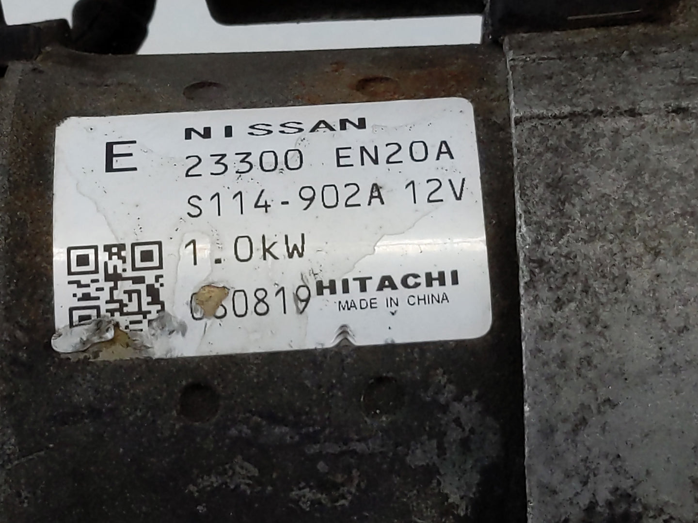 2009 Nissan Sentra Car Starter Motor Solenoid OEM P/N:23300 EN20A Fits OEM Used Auto Parts - Oemusedautoparts1.com