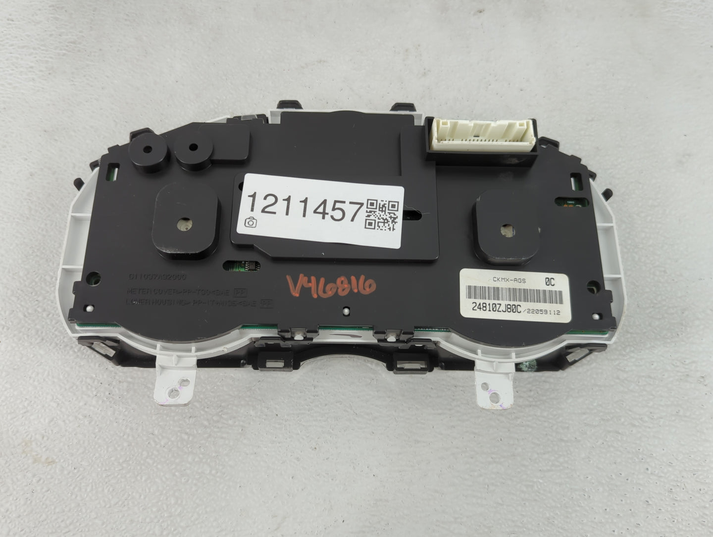 2009 Nissan Sentra Instrument Cluster Speedometer Gauges P/N:24810ZJ80C Fits OEM Used Auto Parts - Oemusedautoparts1.com