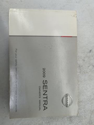 2009 Nissan Sentra Owners Manual Book Guide P/N:OM9E-0B16U1 OEM Used Auto Parts - Oemusedautoparts1.com