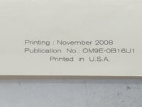 2009 Nissan Sentra Owners Manual Book Guide P/N:OM9E-0B16U1 OEM Used Auto Parts - Oemusedautoparts1.com