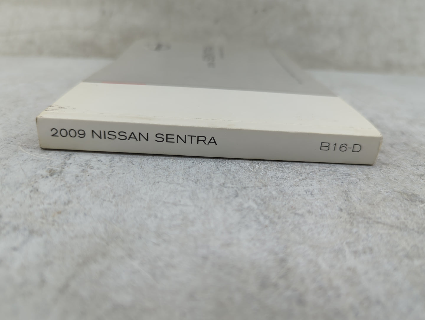 2009 Nissan Sentra Owners Manual Book Guide P/N:OM9E-0B16U1 OEM Used Auto Parts - Oemusedautoparts1.com
