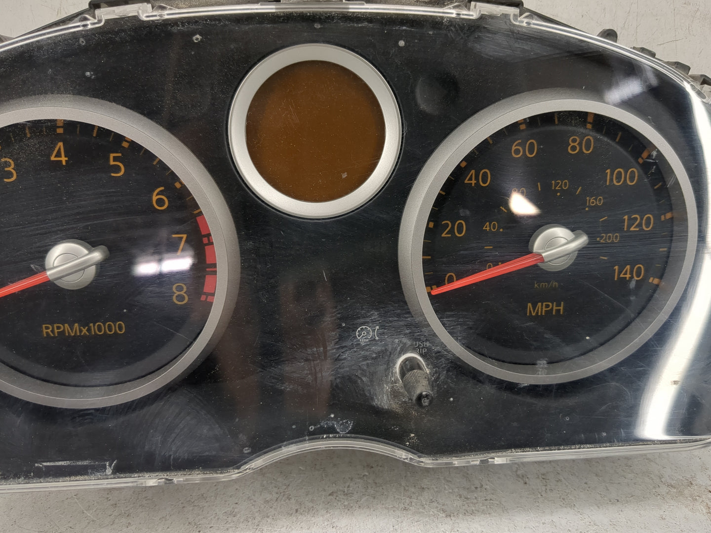 2009 Nissan Sentra Instrument Cluster Speedometer Gauges P/N:24810ZJ80C Miles: Fits OEM Used Auto Parts - Oemusedautoparts1.