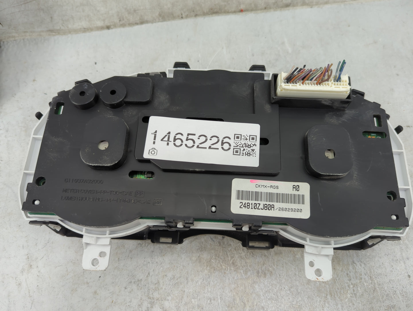 2009 Nissan Sentra Instrument Cluster Speedometer Gauges P/N:24810ZJ80A 26029200, CKMX-AGS Miles: Fits OEM Used Auto Parts -