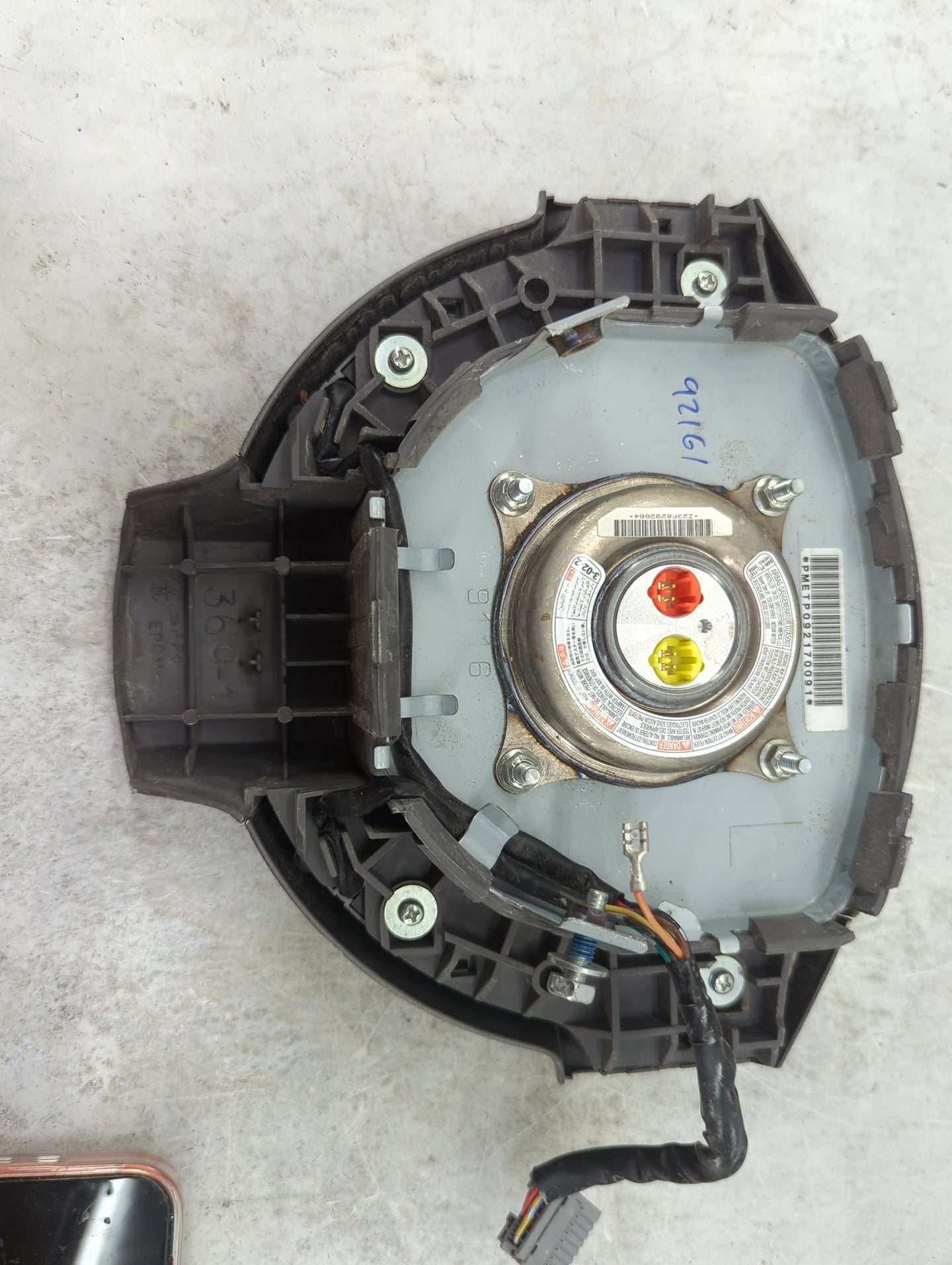 2007-2009 Nissan Sentra Air Bag Driver Left Steering Wheel Mounted 1466024 - Oemusedautoparts1.com