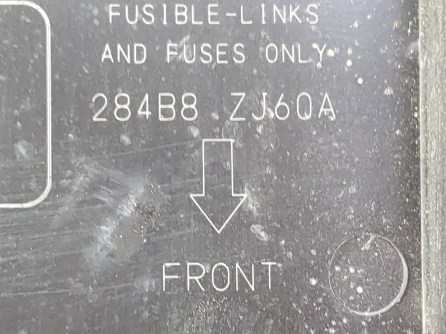2007-2012 Nissan Sentra Fusebox Fuse Box Panel Relay Module P/N:284B8 ZJ60A Fits Fits 2007 2008 2009 2010 2011 2012 OEM Used