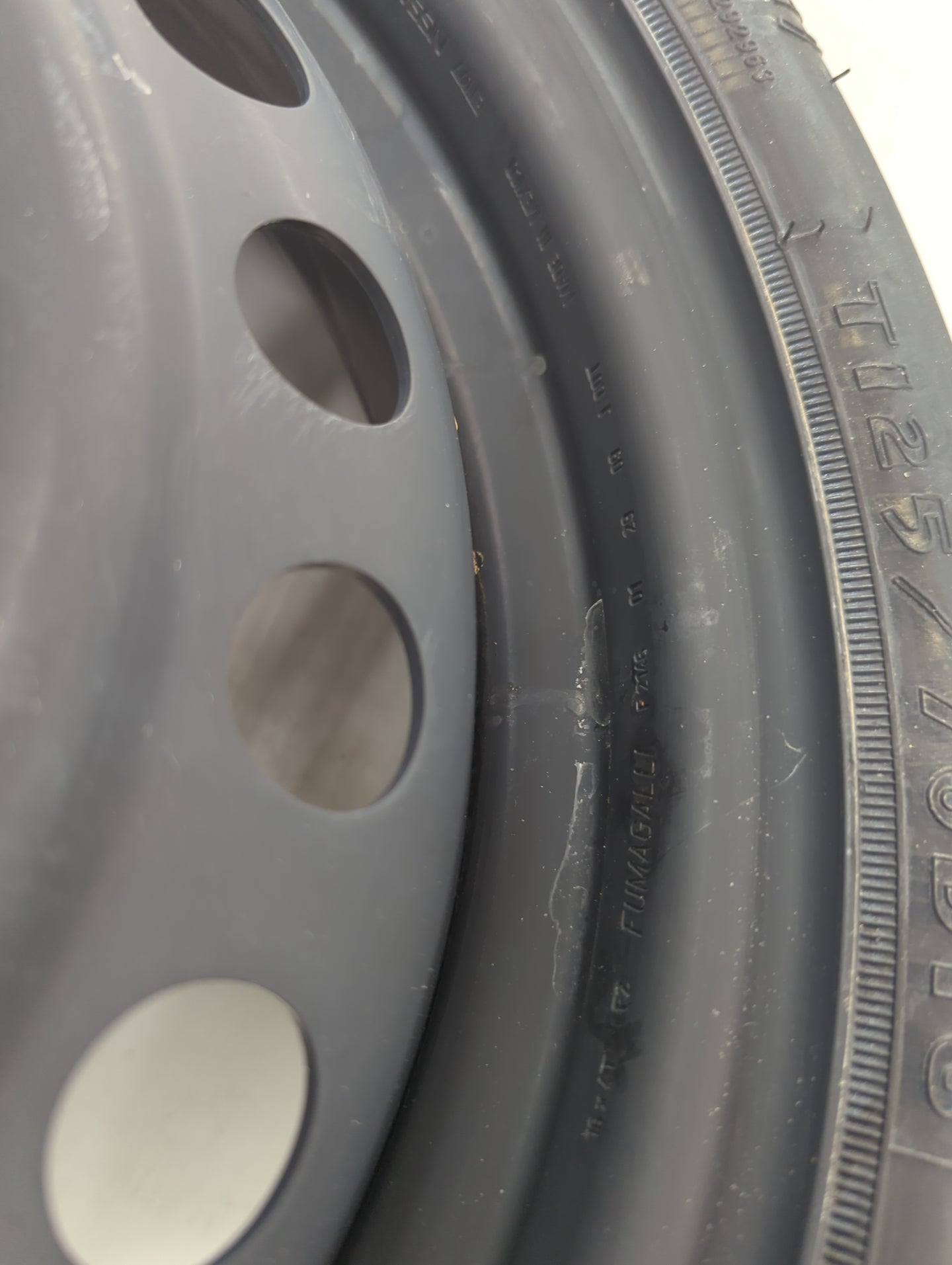 2007-2012 Nissan Sentra Spare Donut Tire Wheel Rim Oem 1486950 - Oemusedautoparts1.com