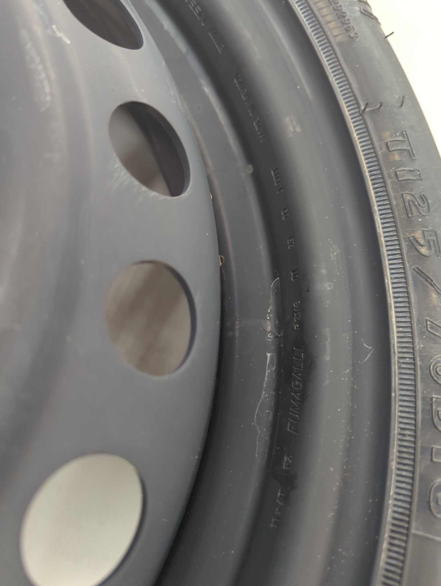 2007-2012 Nissan Sentra Spare Donut Tire Wheel Rim Oem 1486950 - Oemusedautoparts1.com