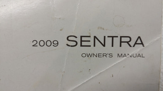 2009 Nissan Sentra Owners Manual Book Guide OEM Used Auto Parts