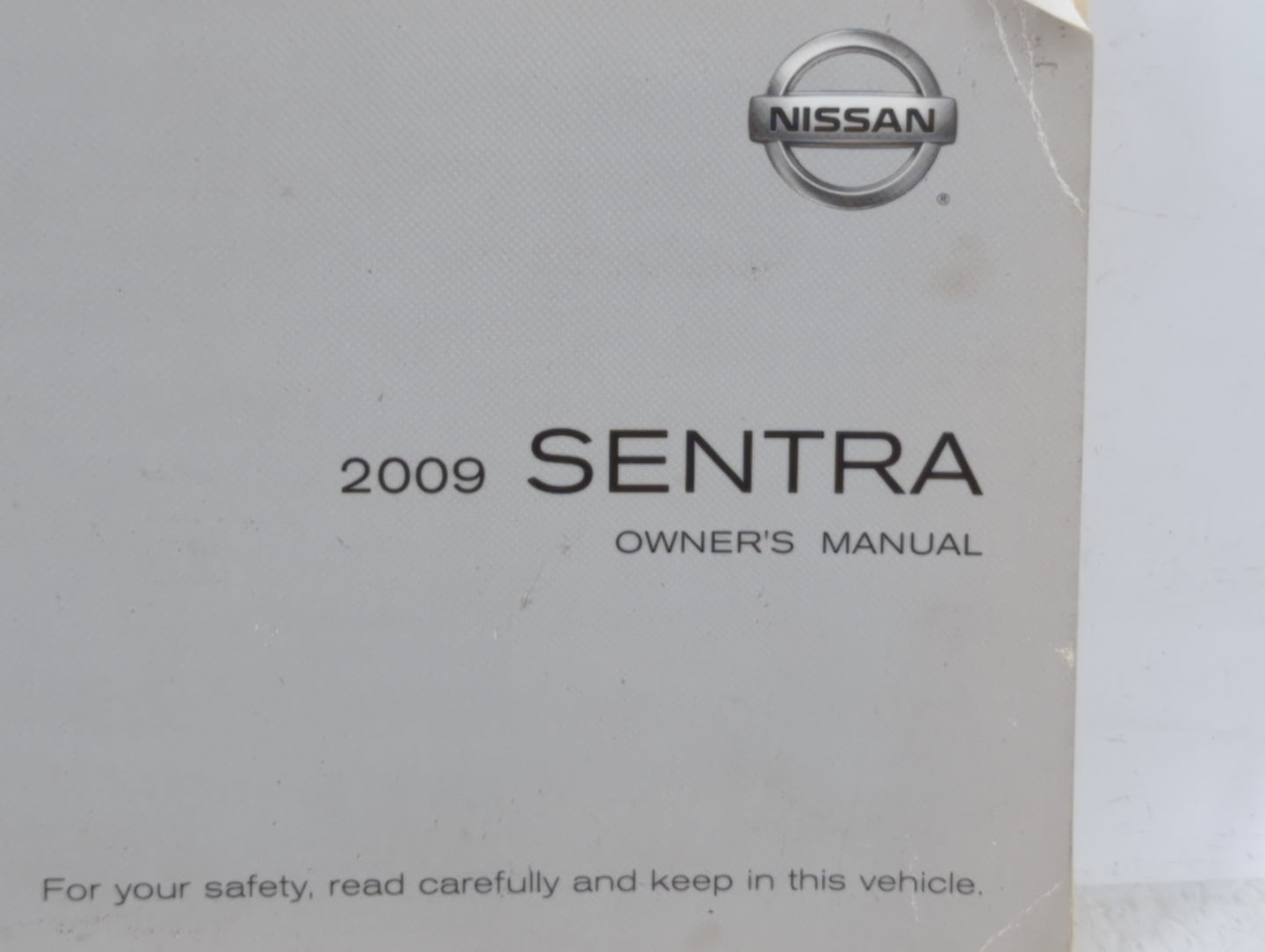 2009 Nissan Sentra Owners Manual Book Guide OEM Used Auto Parts - Oemusedautoparts1.com