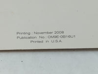 2009 Nissan Sentra Owners Manual Book Guide OEM Used Auto Parts - Oemusedautoparts1.com