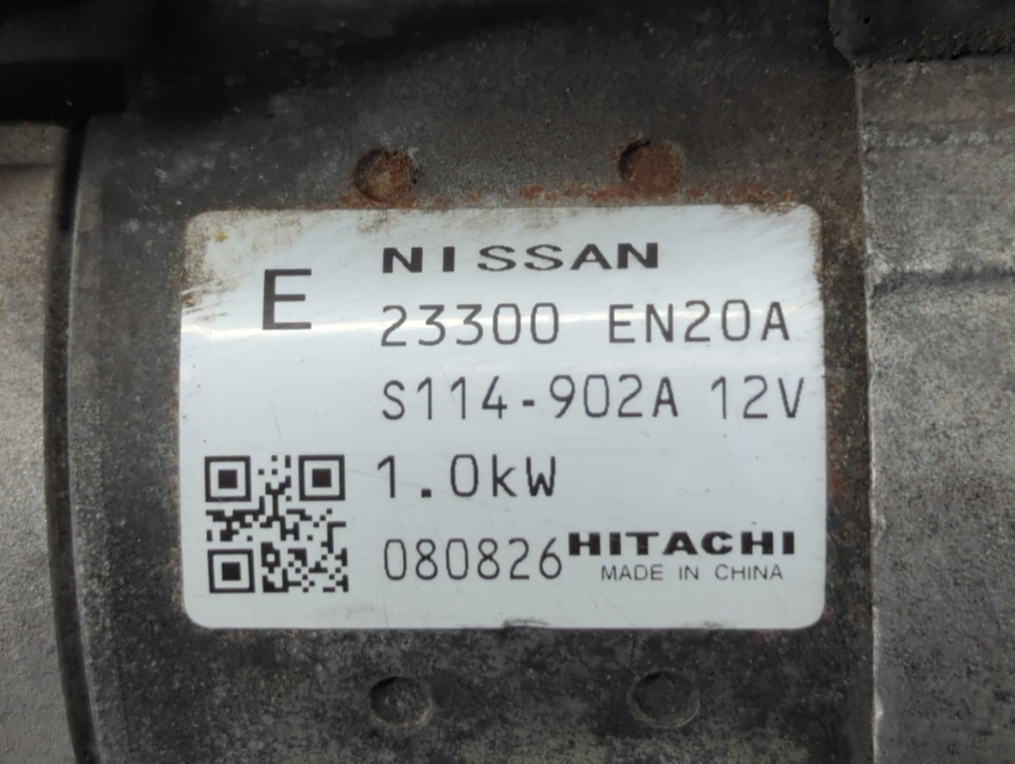 2009 Nissan Sentra Car Starter Motor Solenoid OEM P/N:23300 EN20A Fits OEM Used Auto Parts - Oemusedautoparts1.com