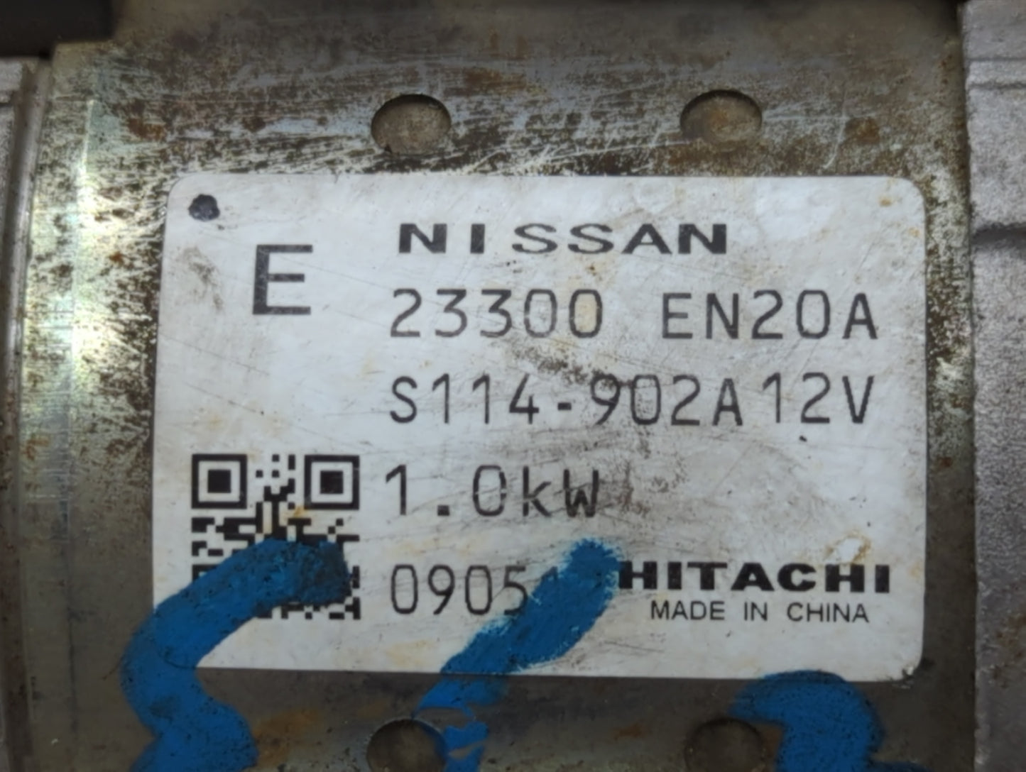 2009 Nissan Sentra Car Starter Motor Solenoid OEM P/N:23300 EN20A Fits OEM Used Auto Parts - Oemusedautoparts1.com