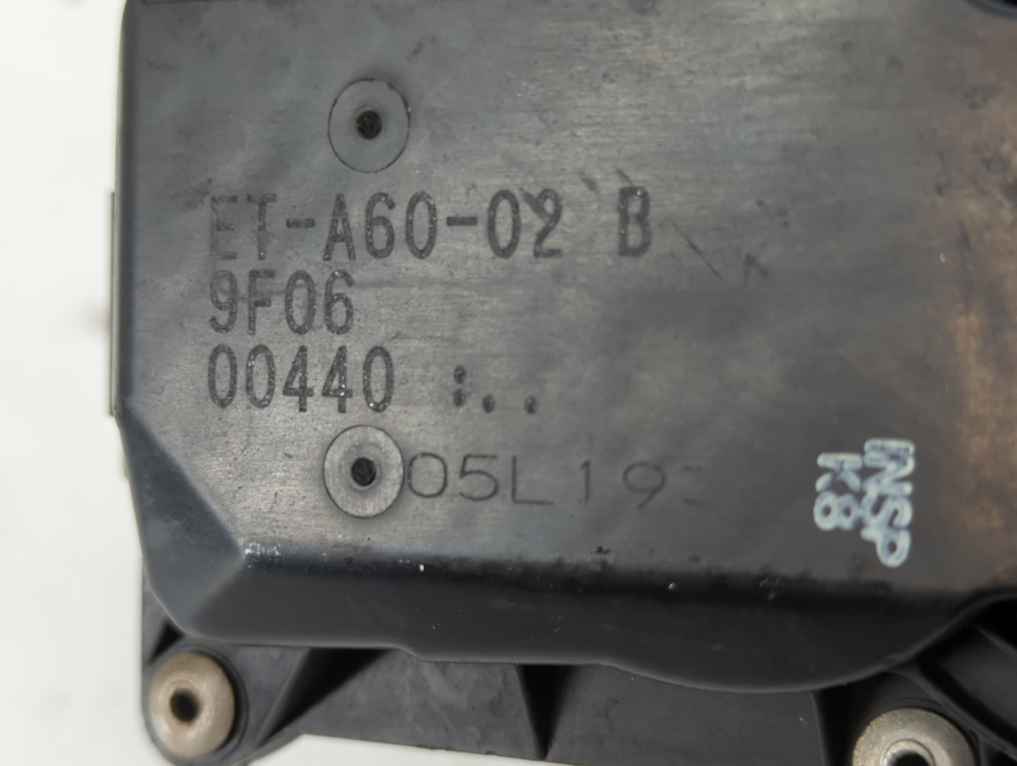 2007-2012 Nissan Sentra Throttle Body P/N:9F06 ET-A60-02 B Fits OEM Used Auto Parts - Oemusedautoparts1.com