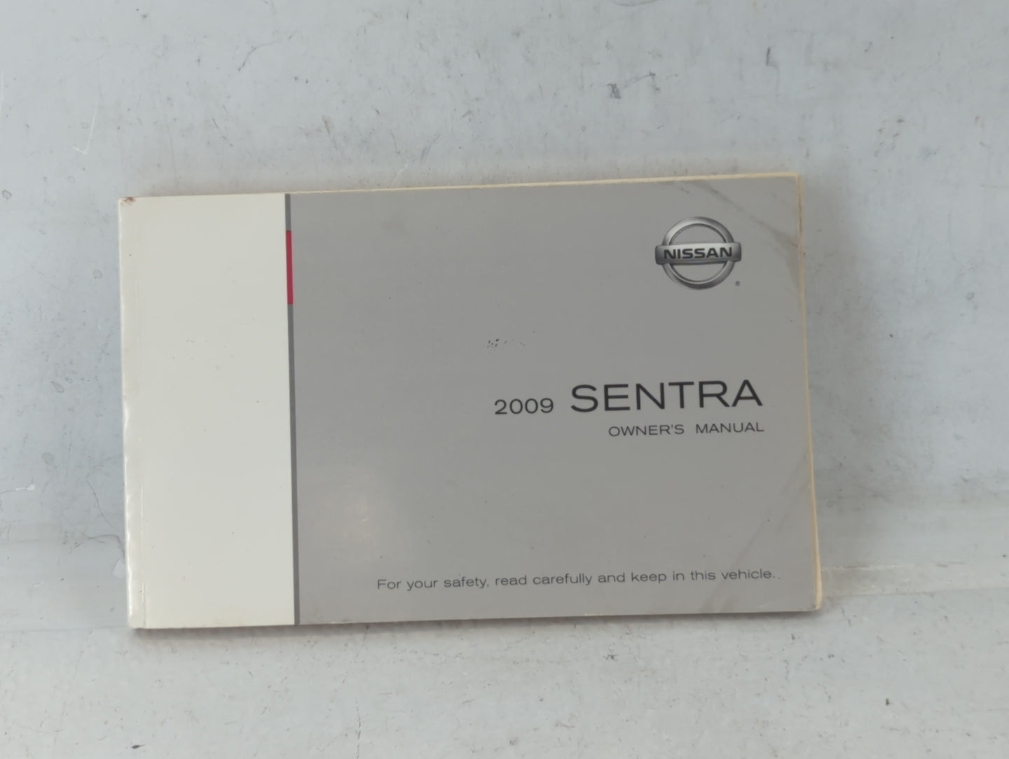 2009 Nissan Sentra Owners Manual Book Guide P/N:M9E-0B16U0 OEM Used Auto Parts - Oemusedautoparts1.com