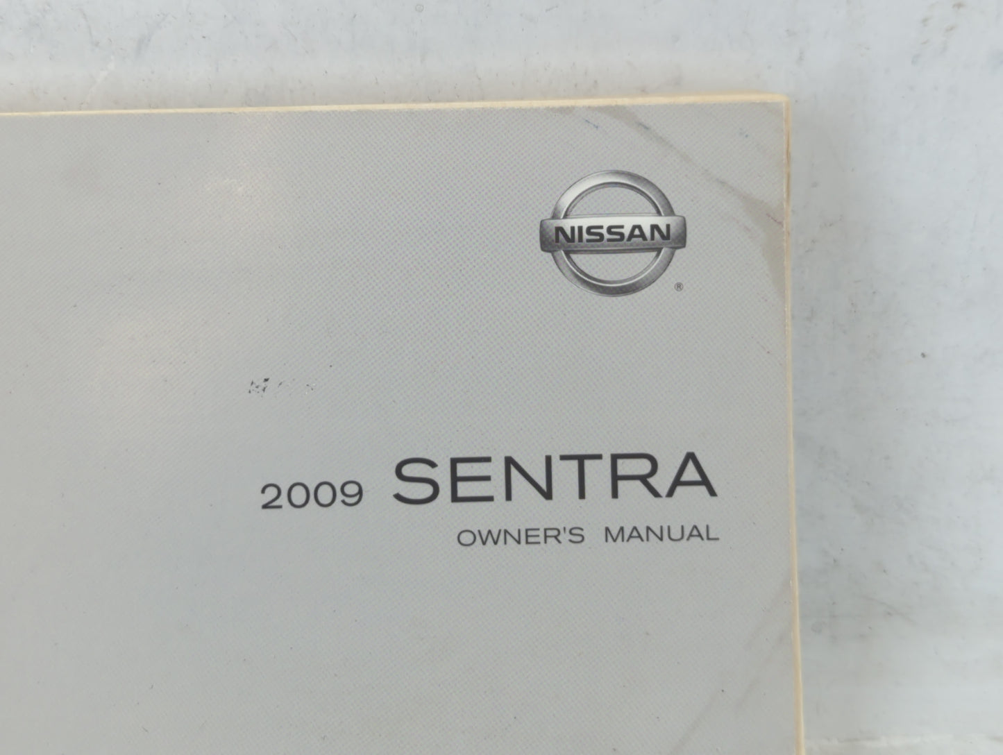 2009 Nissan Sentra Owners Manual Book Guide P/N:M9E-0B16U0 OEM Used Auto Parts - Oemusedautoparts1.com
