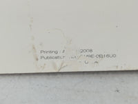 2009 Nissan Sentra Owners Manual Book Guide P/N:M9E-0B16U0 OEM Used Auto Parts - Oemusedautoparts1.com