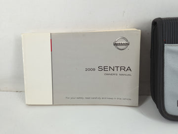 2009 Nissan Sentra Owners Manual Book Guide P/N:0M9E-0B16U2 OEM Used Auto Parts