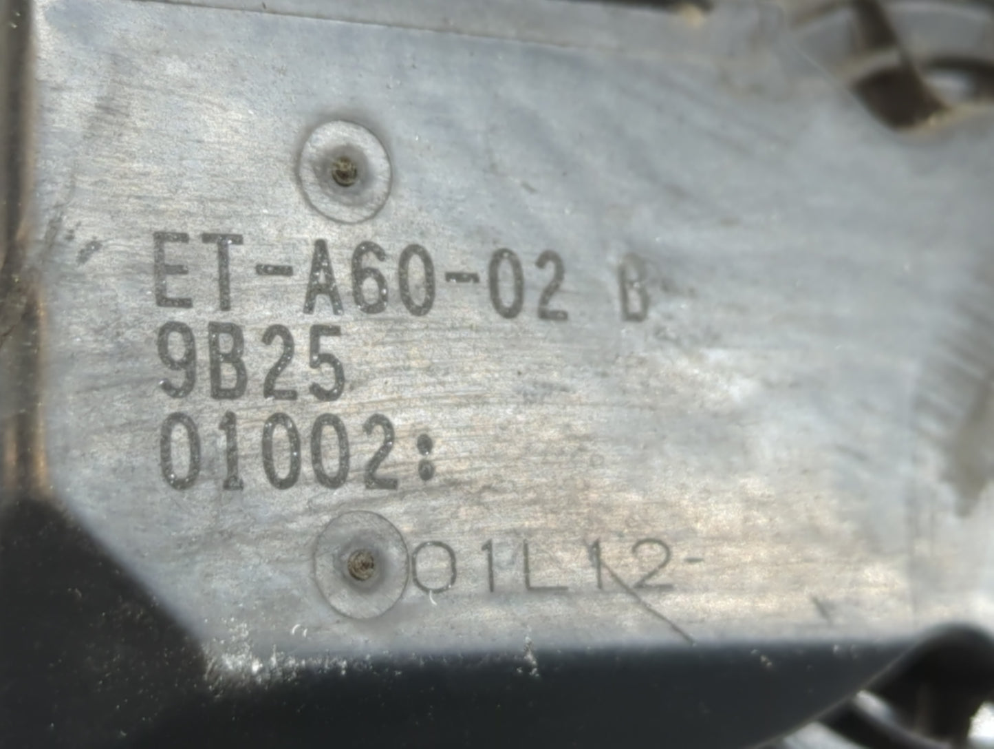 2007-2012 Nissan Sentra Throttle Body P/N:ET-A60-02 Fits OEM Used Auto Parts - Oemusedautoparts1.com