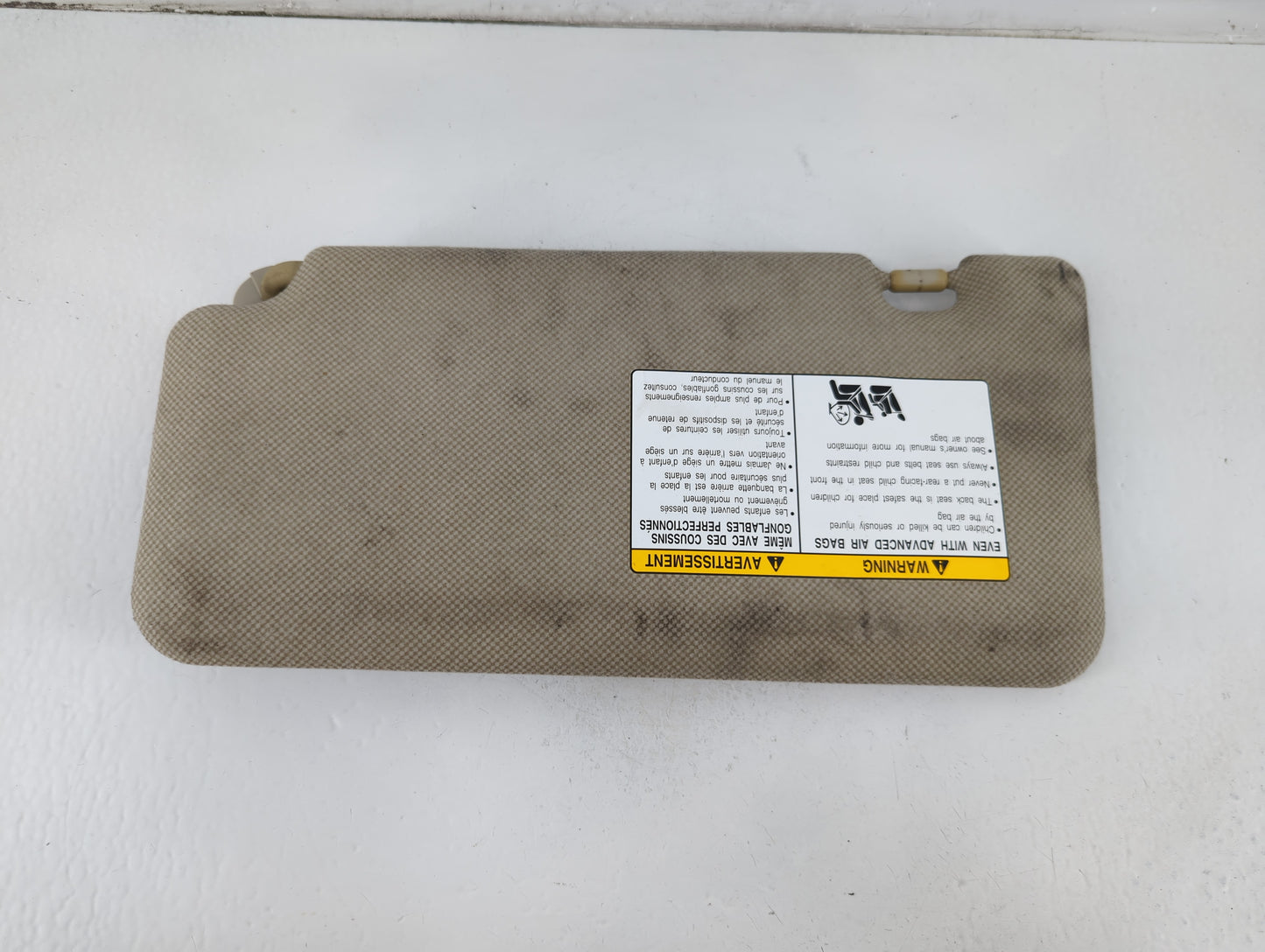 2007-2012 Nissan Versa Sun Visor Shade Replacement Passenger Right Mirror Fits Fits 2007 2008 2009 2010 2011 2012 OEM Used A