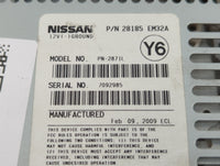 2009 Nissan Versa Radio AM FM Cd Player Receiver Replacement P/N:28185 EM32A Fits OEM Used Auto Parts - Oemusedautoparts1.co