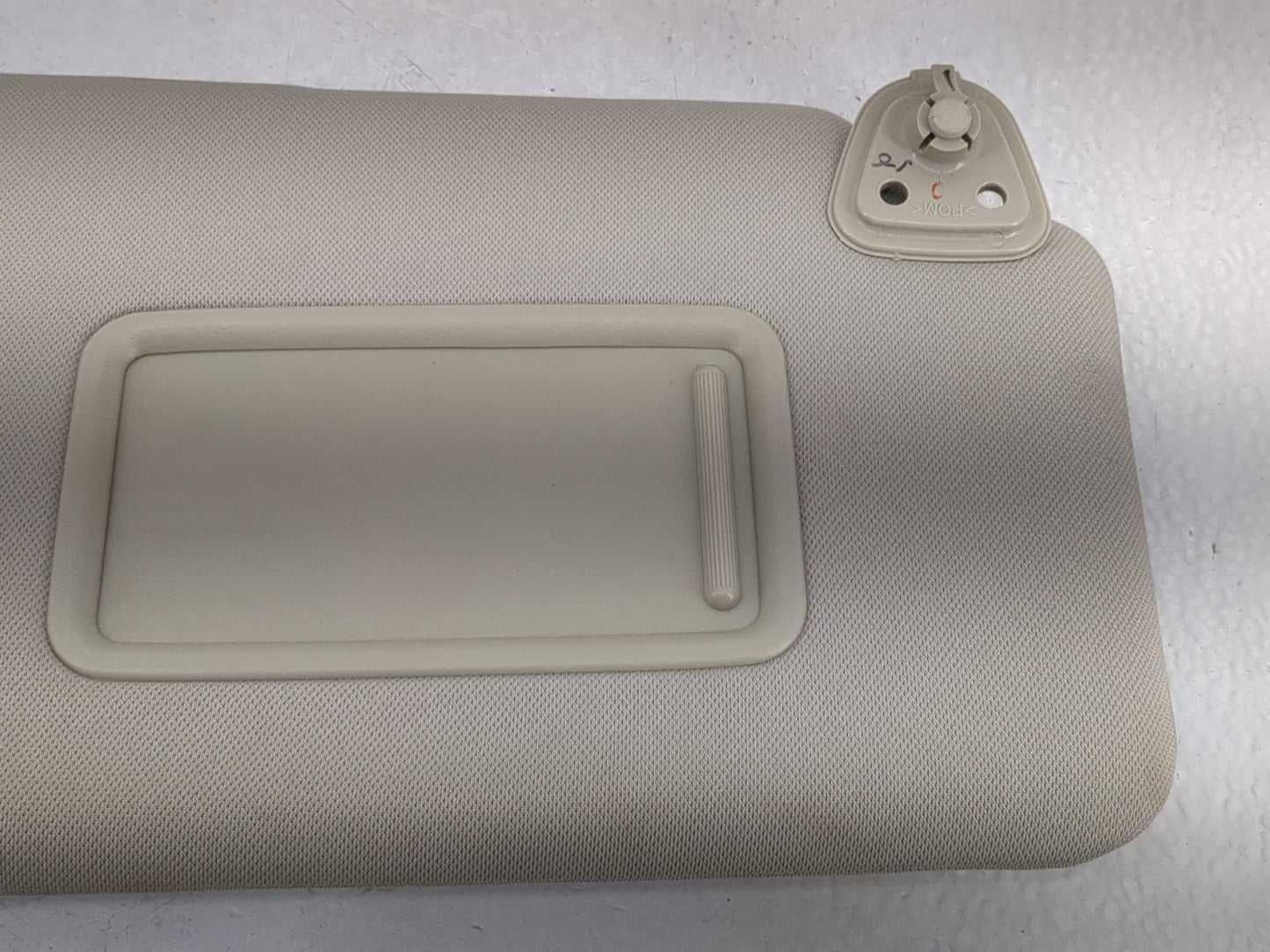 2007-2012 Nissan Versa Sun Visor Shade Replacement Passenger Right Mirror Fits Fits 2007 2008 2009 2010 2011 2012 OEM Used A