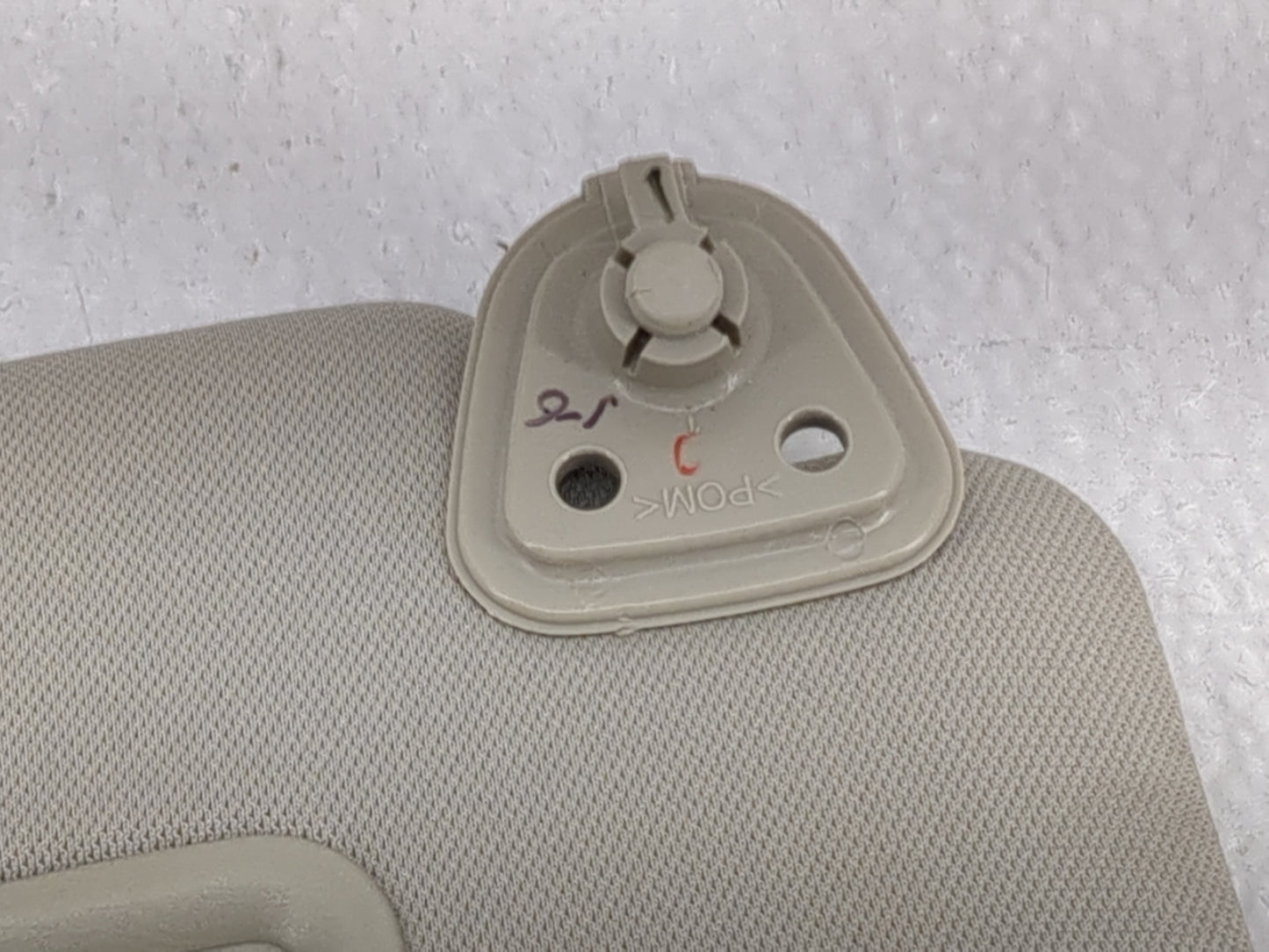 2007-2012 Nissan Versa Sun Visor Shade Replacement Passenger Right Mirror Fits Fits 2007 2008 2009 2010 2011 2012 OEM Used A
