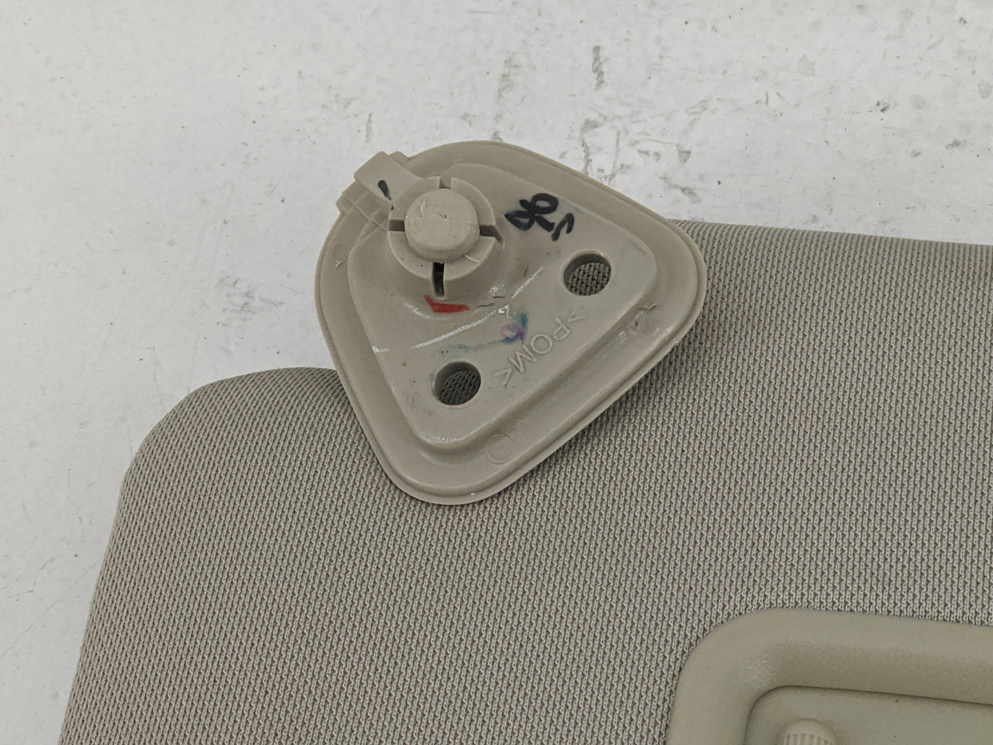 2009 Nissan Versa Sun Visor Shade Replacement Driver Left Mirror Fits OEM Used Auto Parts - Oemusedautoparts1.com