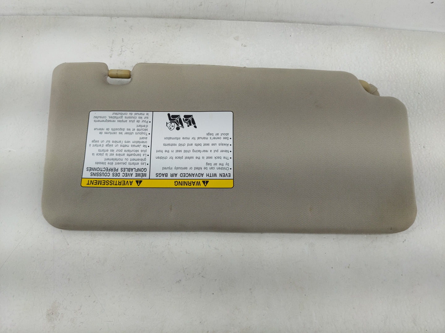 2009 Nissan Versa Sun Visor Shade Replacement Driver Left Mirror Fits OEM Used Auto Parts - Oemusedautoparts1.com