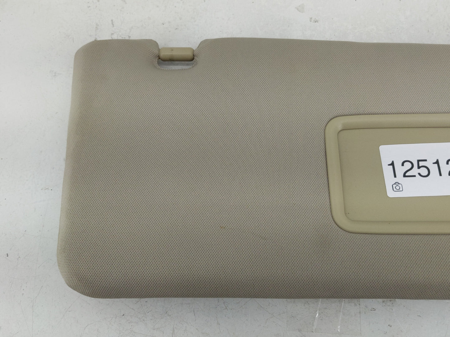 2009 Nissan Versa Sun Visor Shade Replacement Passenger Right Mirror Fits OEM Used Auto Parts - Oemusedautoparts1.com