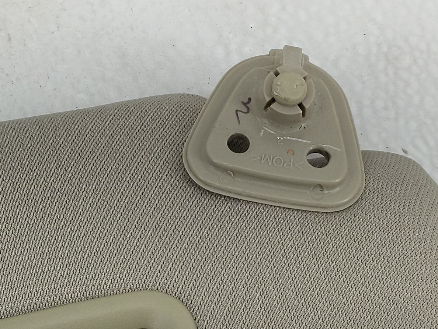 2009 Nissan Versa Sun Visor Shade Replacement Passenger Right Mirror Fits OEM Used Auto Parts - Oemusedautoparts1.com