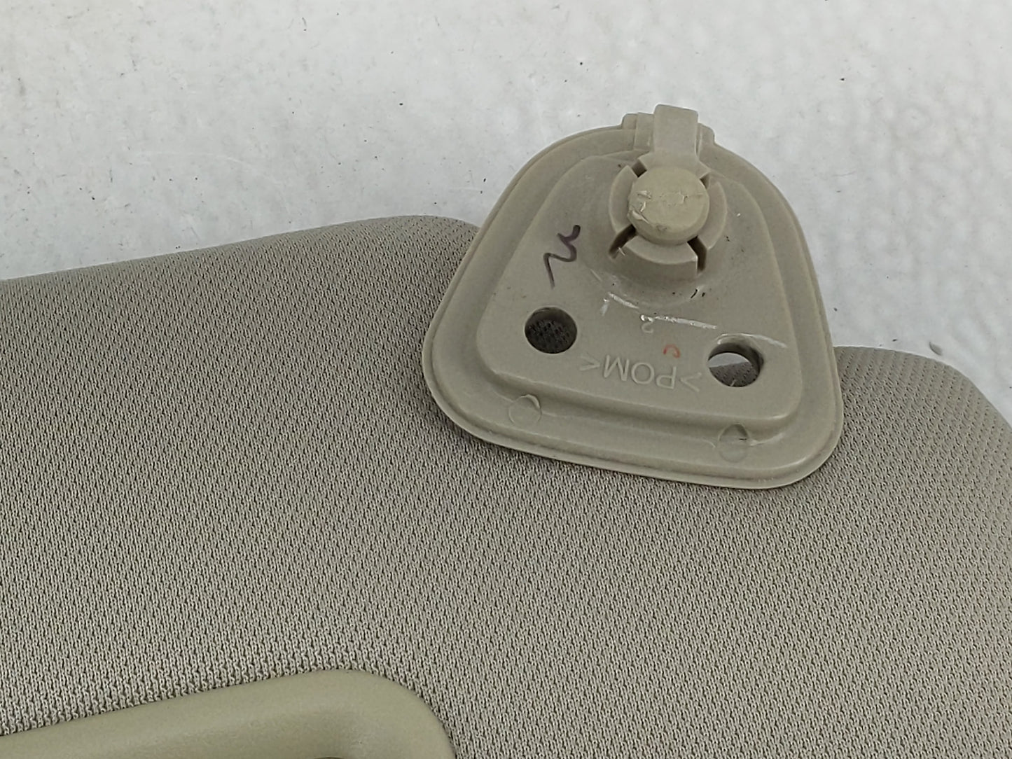 2009 Nissan Versa Sun Visor Shade Replacement Passenger Right Mirror Fits OEM Used Auto Parts - Oemusedautoparts1.com