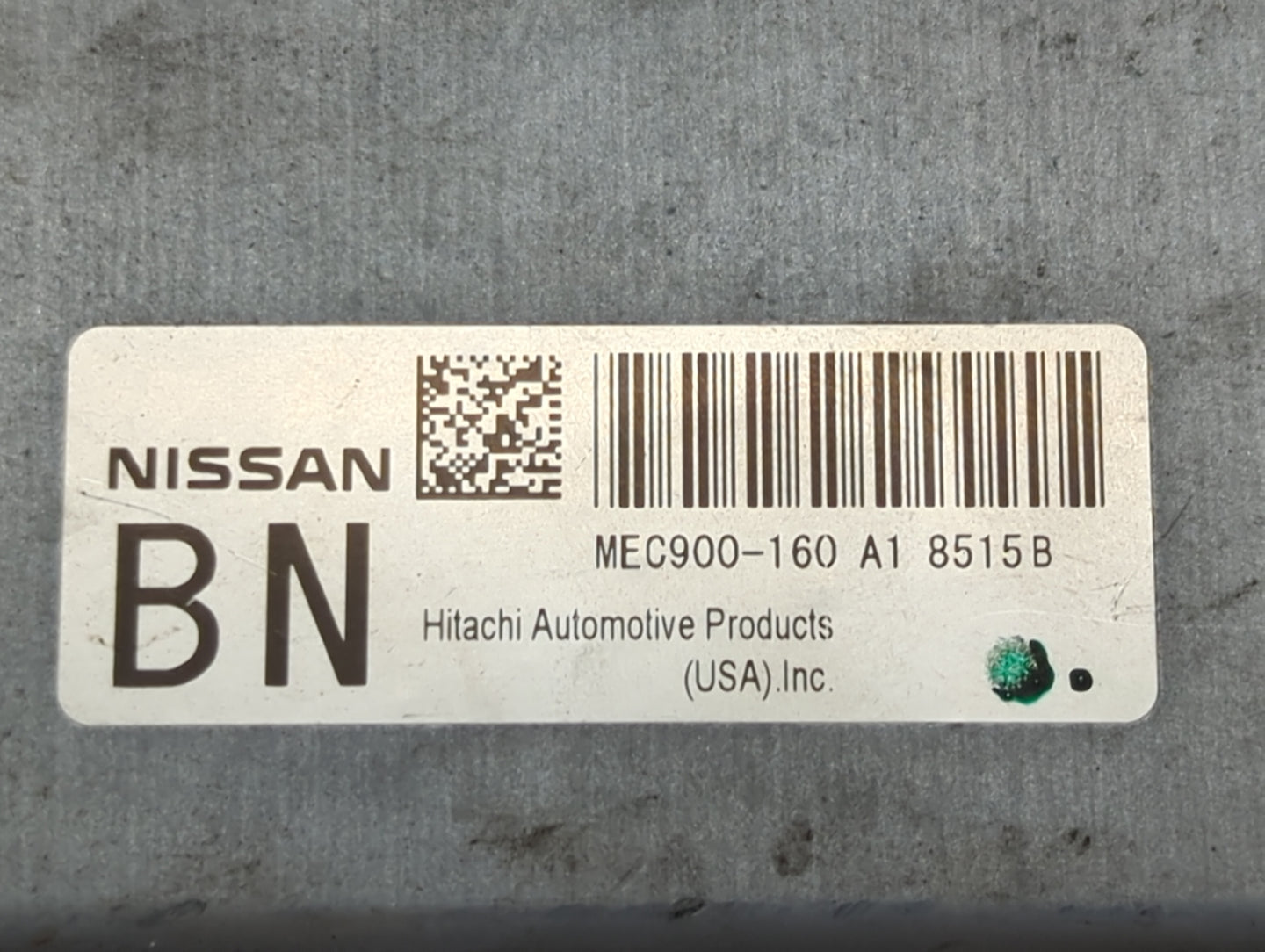 2009 Nissan Versa PCM Engine Control Computer ECU ECM PCU OEM P/N:MEC900-160 A1 Fits OEM Used Auto Parts - Oemusedautoparts1