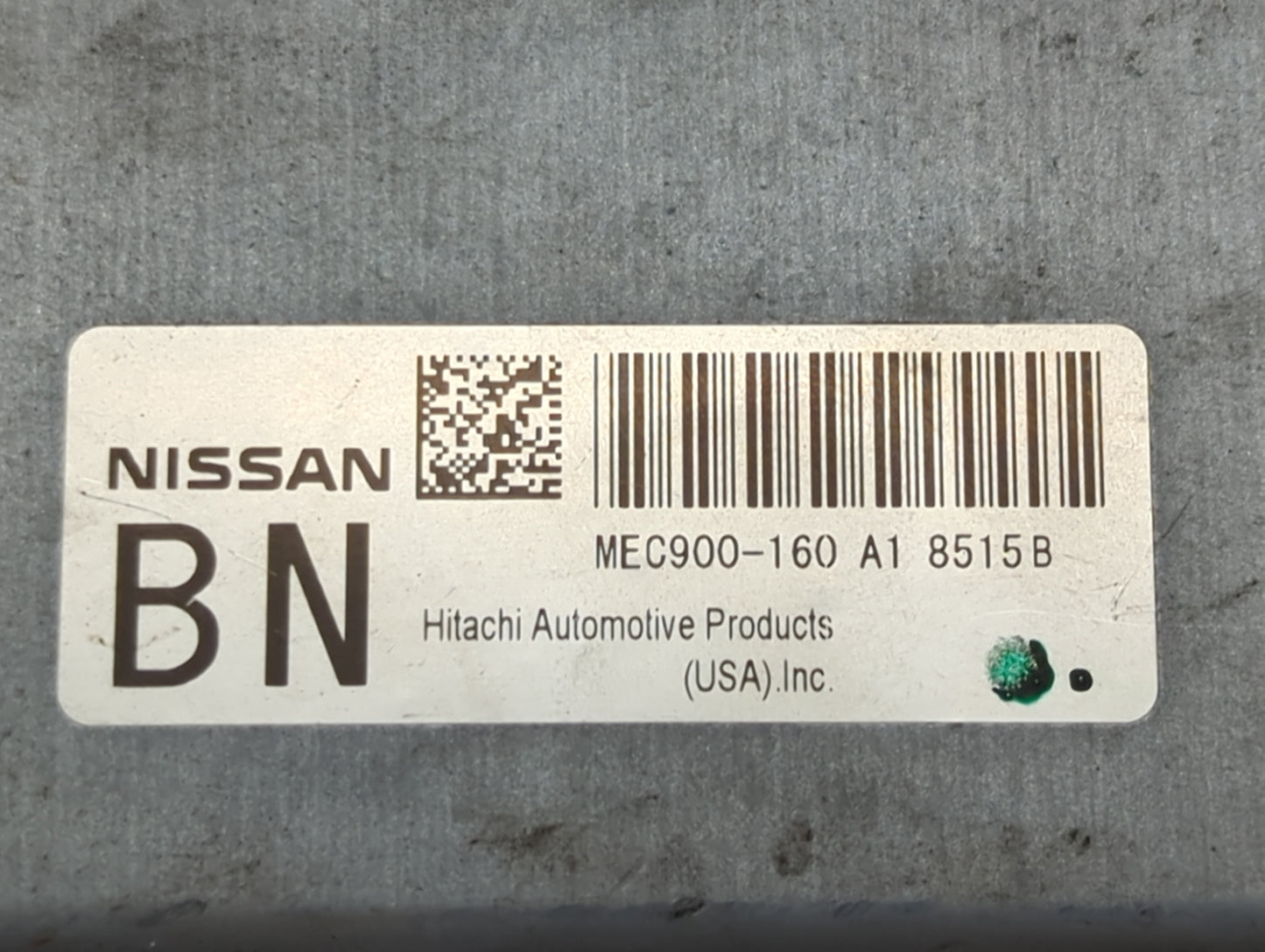 2009 Nissan Versa PCM Engine Control Computer ECU ECM PCU OEM P/N:MEC900-160 A1 Fits OEM Used Auto Parts - Oemusedautoparts1