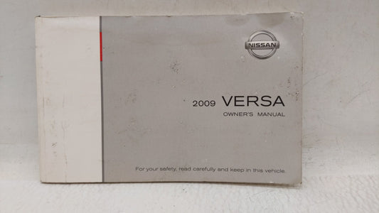 2009 Nissan Versa Owners Manual Book Guide OEM Used Auto Parts - Oemusedautoparts1.com