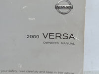 2009 Nissan Versa Owners Manual Book Guide OEM Used Auto Parts - Oemusedautoparts1.com