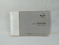 2009 Nissan Versa Owners Manual Book Guide OEM Used Auto Parts - Oemusedautoparts1.com