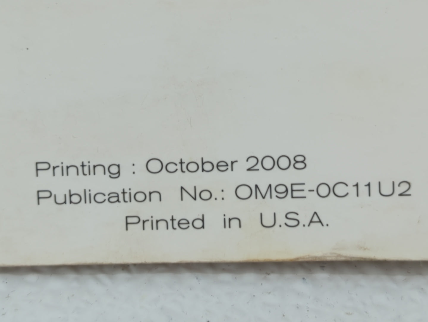 2009 Nissan Versa Owners Manual Book Guide OEM Used Auto Parts - Oemusedautoparts1.com