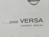 2009 Nissan Versa Owners Manual Book Guide OEM Used Auto Parts - Oemusedautoparts1.com