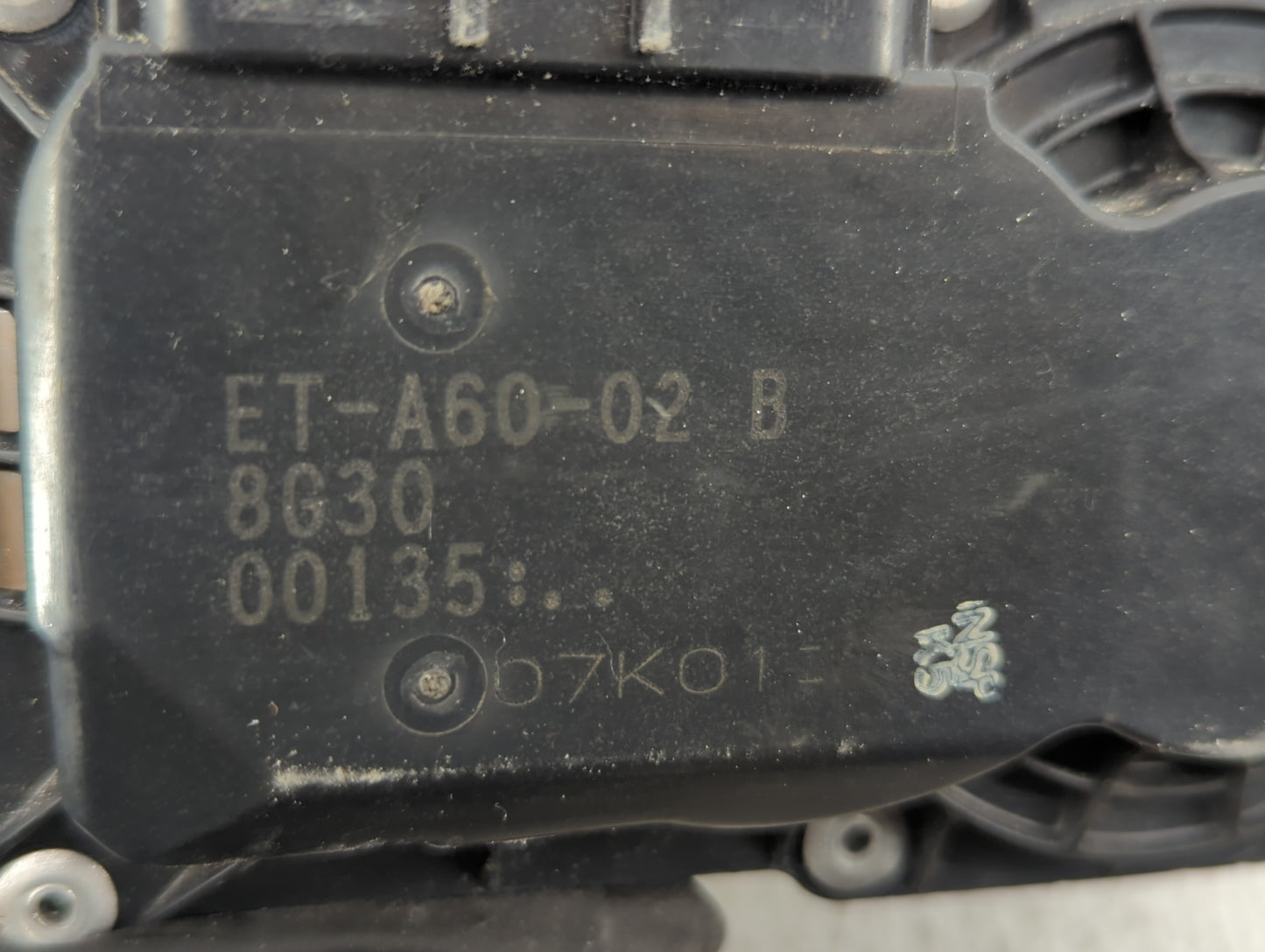 2007-2012 Nissan Versa Throttle Body P/N:ET-A60-02 B Fits OEM Used Auto Parts - Oemusedautoparts1.com