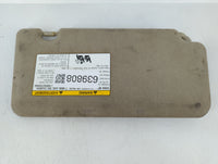 2009 Nissan Versa Sun Visor Shade Replacement Passenger Right Mirror Fits OEM Used Auto Parts - Oemusedautoparts1.com