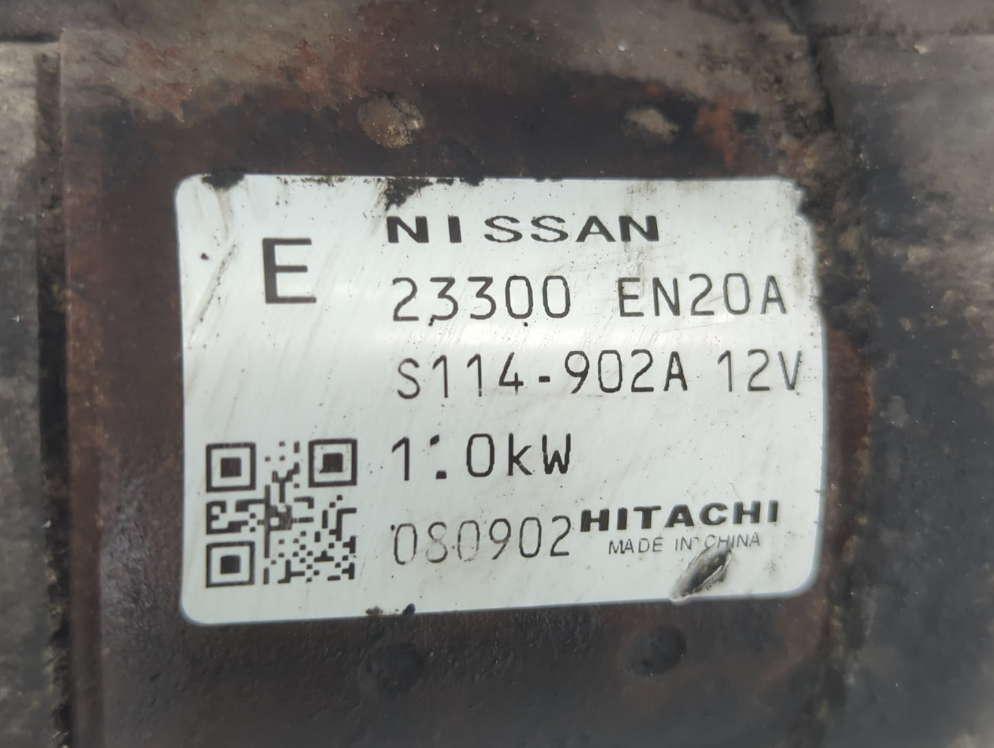 2009 Nissan Versa Car Starter Motor Solenoid OEM P/N:23300 EN20A Fits OEM Used Auto Parts - Oemusedautoparts1.com