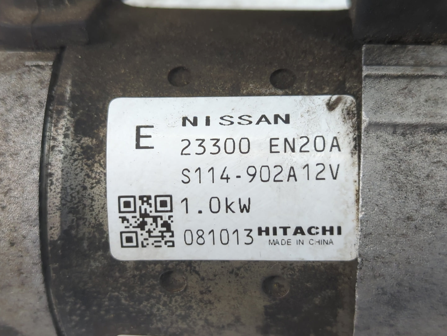 2009 Nissan Versa Car Starter Motor Solenoid OEM P/N:23300 EN20A Fits OEM Used Auto Parts - Oemusedautoparts1.com